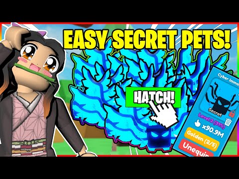 REBIRTH CHAMPIONS X – HOW TO HATCH *SECRET PETS* EASILY OVERNIGHT! – ROBLOX!