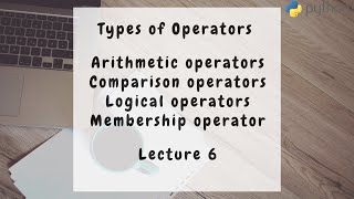 Types of Operators in Python with Solved Examples in Urdu Hindi