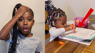 MEAN Sister DESTROYS Siblings HOMEWORK, She INSTANTLY REGRETS It