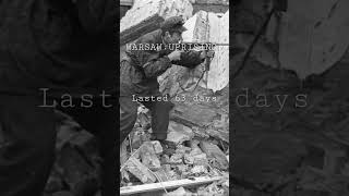 The Warsaw Uprising Aug 1 — Oct 2 1944 #ww2 #military #viral