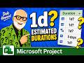 What are those question marks in Microsoft Project?