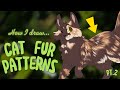 I Draw MORE Cat Fur Patterns | Tutorial Pt. 2