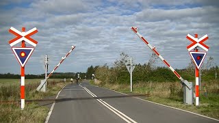 Spoorwegovergang Struer (DK) // Railroad crossing // Jernbaneoverskæring