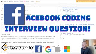 FACEBOOK Coding Question - Clone Graph | LeetCode