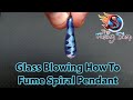 LAMPWORKING | Glass blowing | Fumed Spiral Pendant | The Fusing Shop