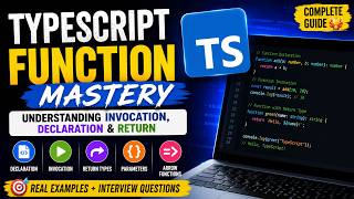 Master TypeScript Functions in One Video 🚀 (Beginner to Advanced)