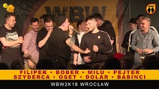 Jam z WBW 2018 Poznań 🎤 Szyderca, Oset, Filipek, Bober, Milu, Dolar, Pejter