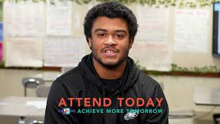 CB Attend Today Achieve More Tomorrow PSA 30