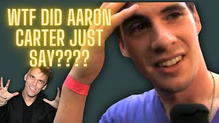 Aaron Carter confusing TF out of interviewers ‘09 + Angel Carter  (ARCHIVES)