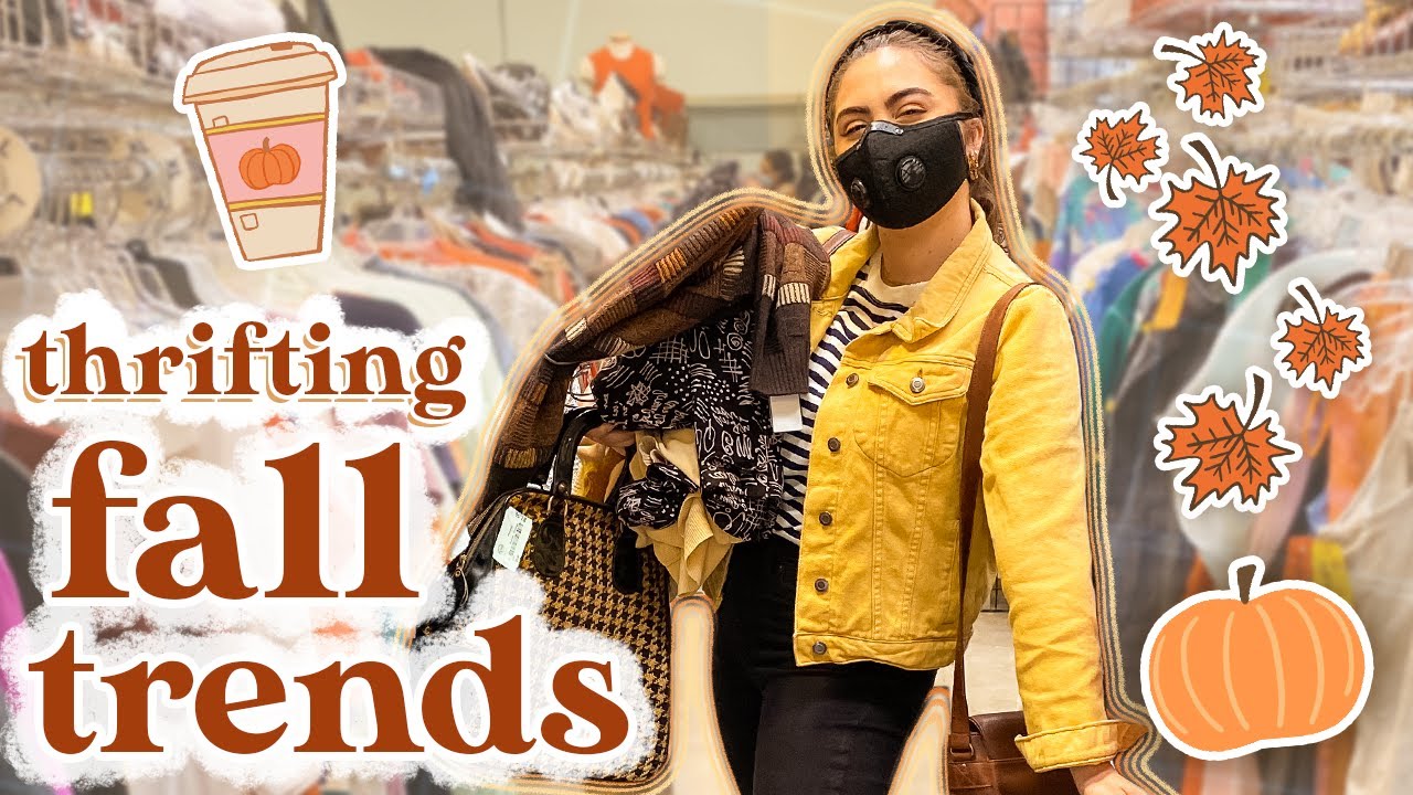 Thrifting For Fall Trends Classics Try On Thrift Haul Youtube