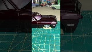 1968 chevy impala mpc kit low rider painted black cherry 2