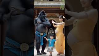 Gorillas love Indian dance