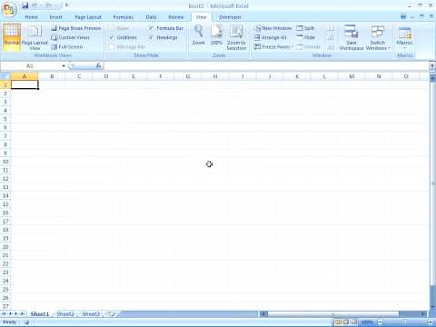 Excel 2007 Create a Macro Excel 2007 Create a Macro