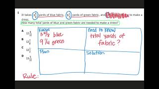 Unit 1 Exam Test Corrections problem #1