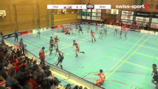 150308 Chur Unihockey vs Floorball Koeniz Playoffs Spiel 3 Highlights