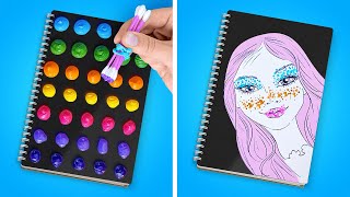 MUST-KNOW DRAWING HACKS || Painting and drawing hacks using acrylic and aquarelle paints