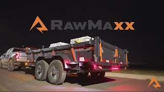 RawMaxx LPX Telescopic. Heavy-Duty Hauling | Strength Performance and Power | Dump Trailer.