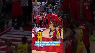 LeBron James Carmelo Anthony End of the Los Angeles Lakers-Houston Rockets NBA game