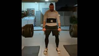 505LBS Deadlift PR With Straps #Shorts