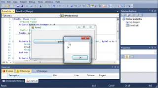 Visual Basic Tutorial 50 Global Variables