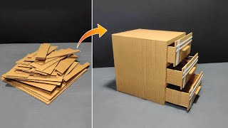 Small Drawer Storage for important things by using cardboard
