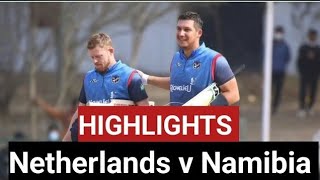 Nepal T20i Tri-Series | Namibia vs Netherlands |Highlights | NED v NAM