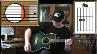 Woodstock - Matthew's Southern Comfort - Acoustic Guitar Lesson - (easy)