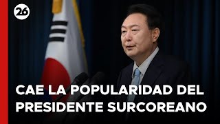 ASIA | Cae la popularidad del presidente surcoreano y de su partido político