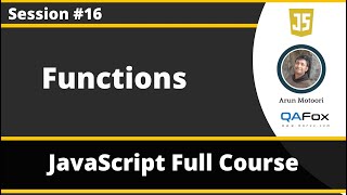 Functions in JavaScript (JavaScript for Beginners - Part 16)