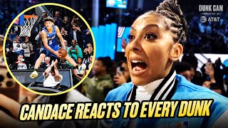 Candace Parker Reacts to Mac McClung \u0026 2025 NBA Slam Dunk Contest | DUNK CAM