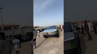 Dr Kwame Osei Despite Tesla Cyber truck in Kumasi