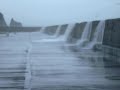 howth east pier december high tide and a bit of storm.avi