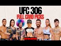 Noche UFC 306 O'Malley vs. Dvalishvili Full Card OFFICIAL PICKS