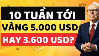10 Tuần Tới – Vàng Bay Lên 5.000 USD Hay Rơi Về Vực Sâu 3.600?
