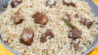 গরুর মাংসের সাদা বিরিয়ানি রেসিপি | How To Make Beef  Biryani by #Tanjila's_kitchen_ITALY