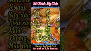 nước sốt bánh mì chảo #congthucnauan #food #viralvideo #nauan #bánhmìviệtnam #banhmichao