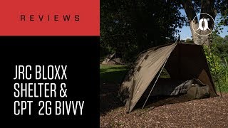 CARPologyTV | JRC Stealth Bloxx Shelter 2G \u0026 Compact 2G Bivvy Review | To suit all types of angling