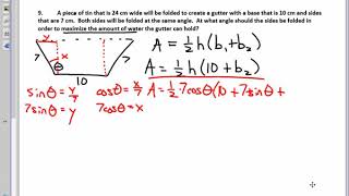 Calculus Unit 4.7 Notes Optimization Day 3