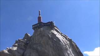 エギーユ・デュ・ミディ展望台 １ The Aiguille du Midi Observatory モンブランが絶景 （ フランス シャモニー ）Chamonix France  ミディ針峰