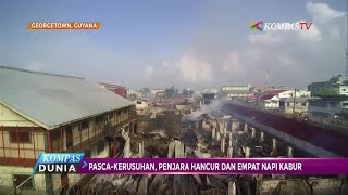 Pasca-Rusuh, Penjara Guyana Hancur dan 4 Napi Kabur