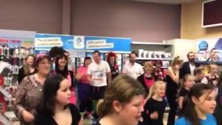 Tesco hfd 2 managers superman dance