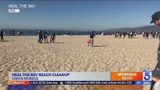 Hundreds gather at L.A. County beaches for Heal the Bay cleanup