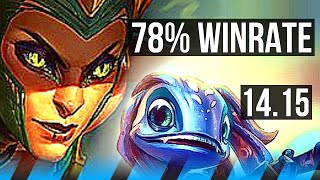 CASSIOPEIA vs FIZZ (MID) | 78% winrate, 13/1/2, Legendary | EUW Diamond | 14.15