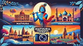 मथुरा, वृंदावन, बरसाना और गोकुल की पावन यात्रा ✨#Mathura #Vrindavan #Barsana #Gokul #RadhaKrishna