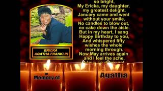 Ericka Agatha Franklin ~ Memorial