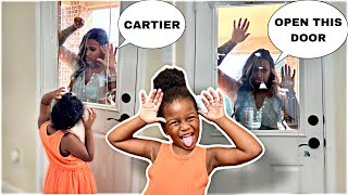 Little Girl LOCKS Mommy OUTSIDE |WHAT HAPPEN NEXT IS SHOCKING!