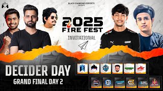 [HINDI] 2025 Fire Fest | Free Fire Invitational Grand Final Day 2🔥