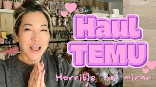 Haul purchases temu etc