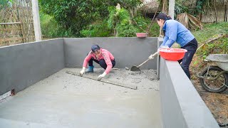 Together with Hoang Thi Chien, We Completed Building Of The Pig Barn For My Aunt | Quan Thi Ky