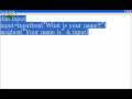 VBscript input box full tutorial! Have a conversation with it with code easy to learn and do